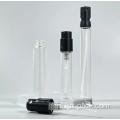 Pocket cosmetische mini -ronde plastic glazen parfumfles